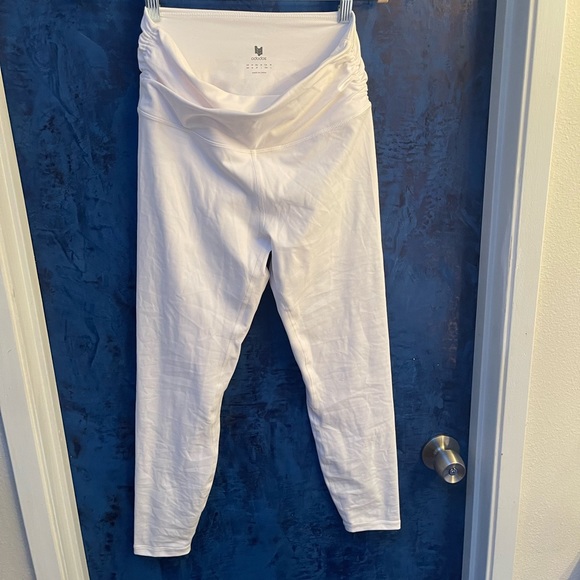 White crossover waist leggings - Picture 5 of 9